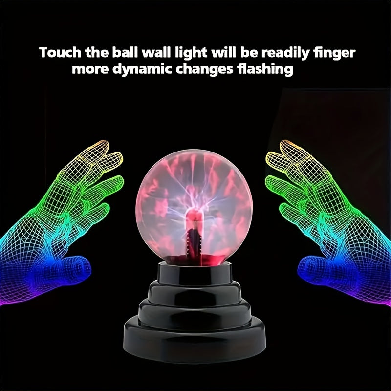 Interactive Plasma Light Bulb USB Powered Touch Sensitive Static Electricity Lamp for Parties and Home Decor