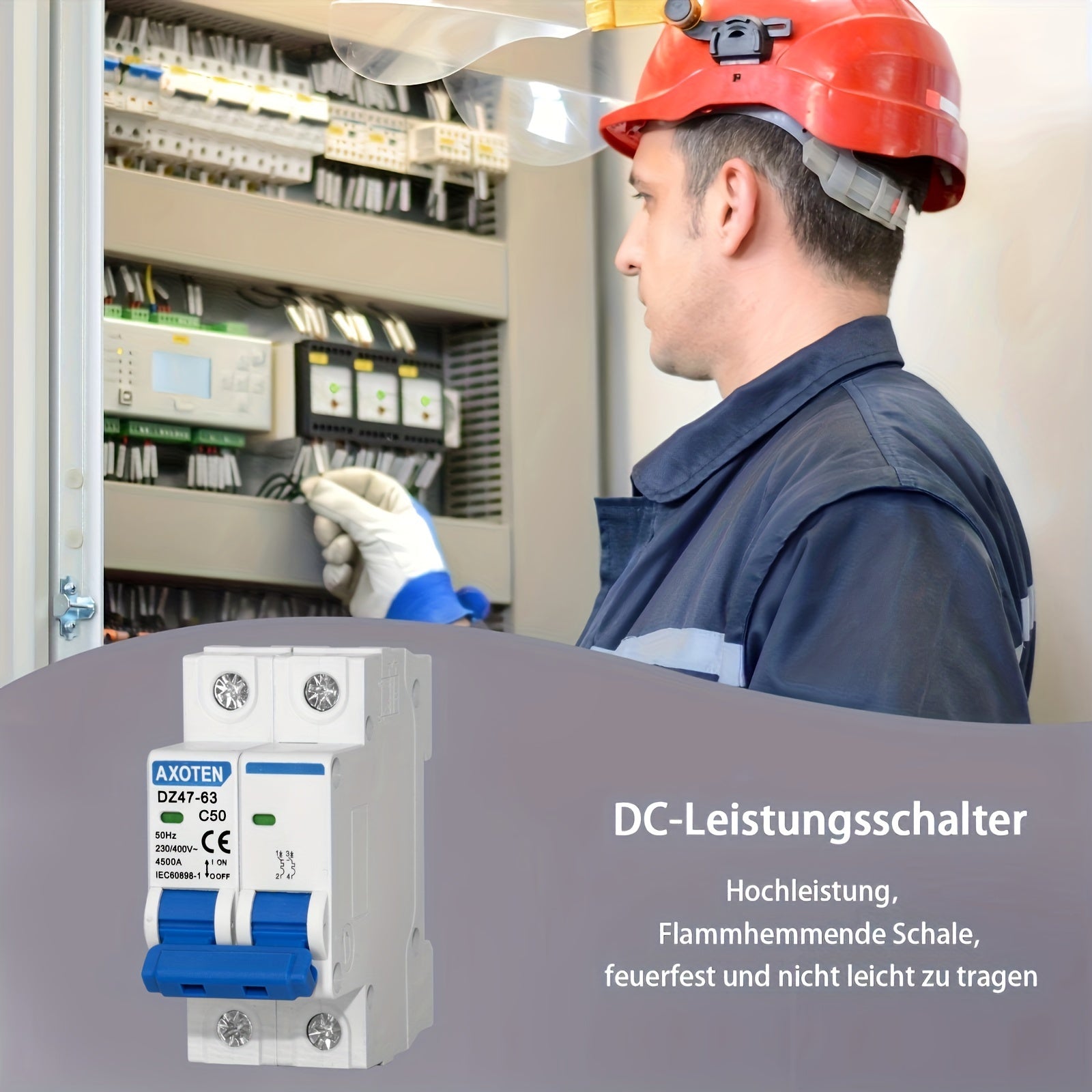 Фотогальванический выключатель постоянного тока 2P 16A 20A 32A миниатюрный переключатель для солнечных систем