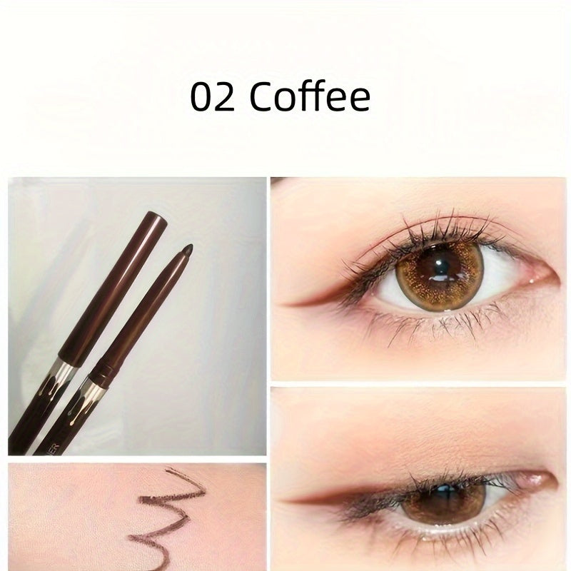 Lápiz 2 en 1 para ojos y cejas marrón, herramienta de maquillaje