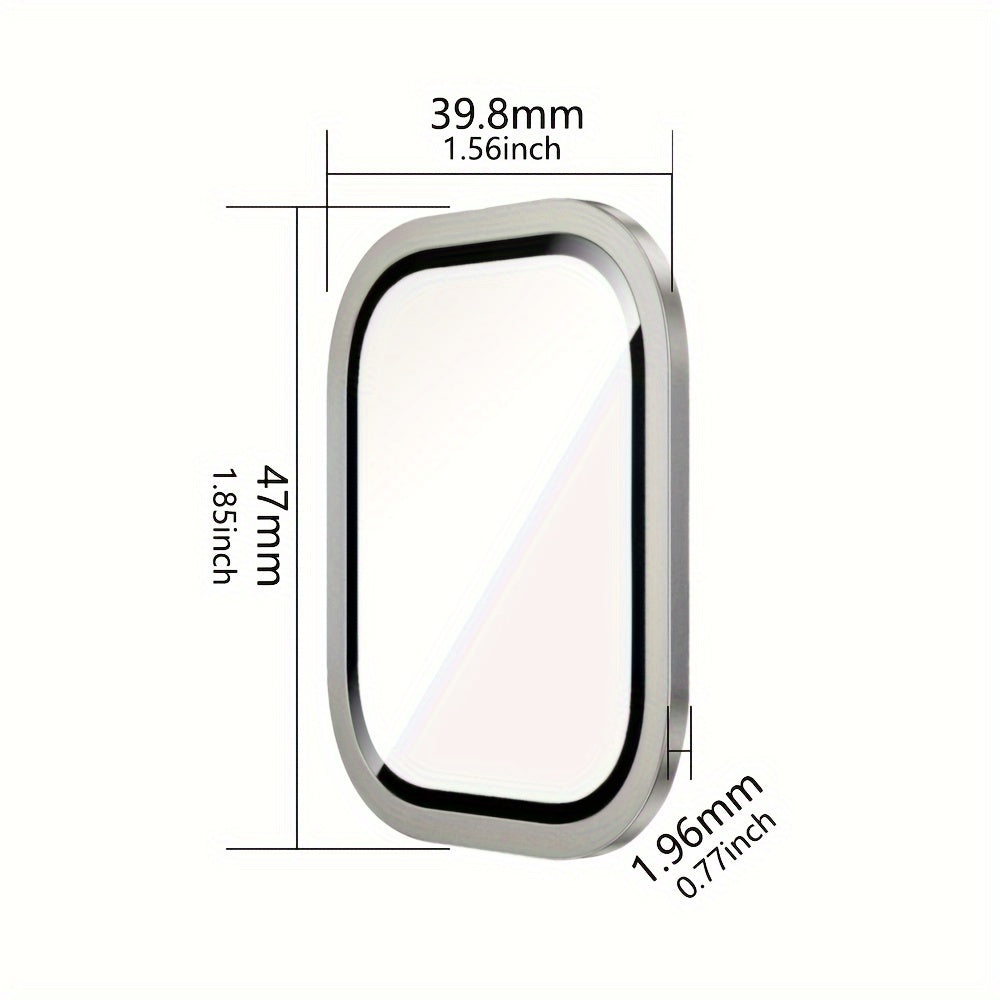 Apple Watch Ultra Screen Protectors and Titanium Frame Set 49mm 9H Tempered Glass Waterproof