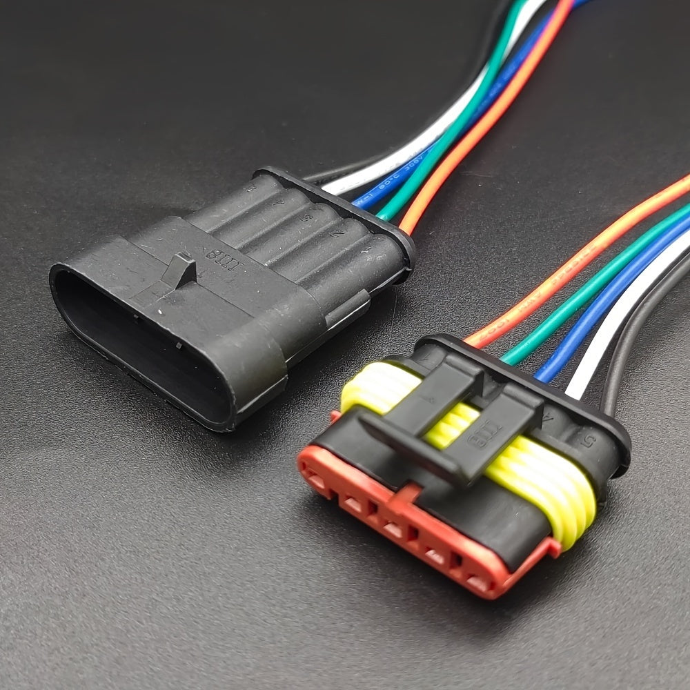 Automotive Electrical Wire Connectors Set PE Insulated 1.5 Series 6 Pin Car Cable Harness