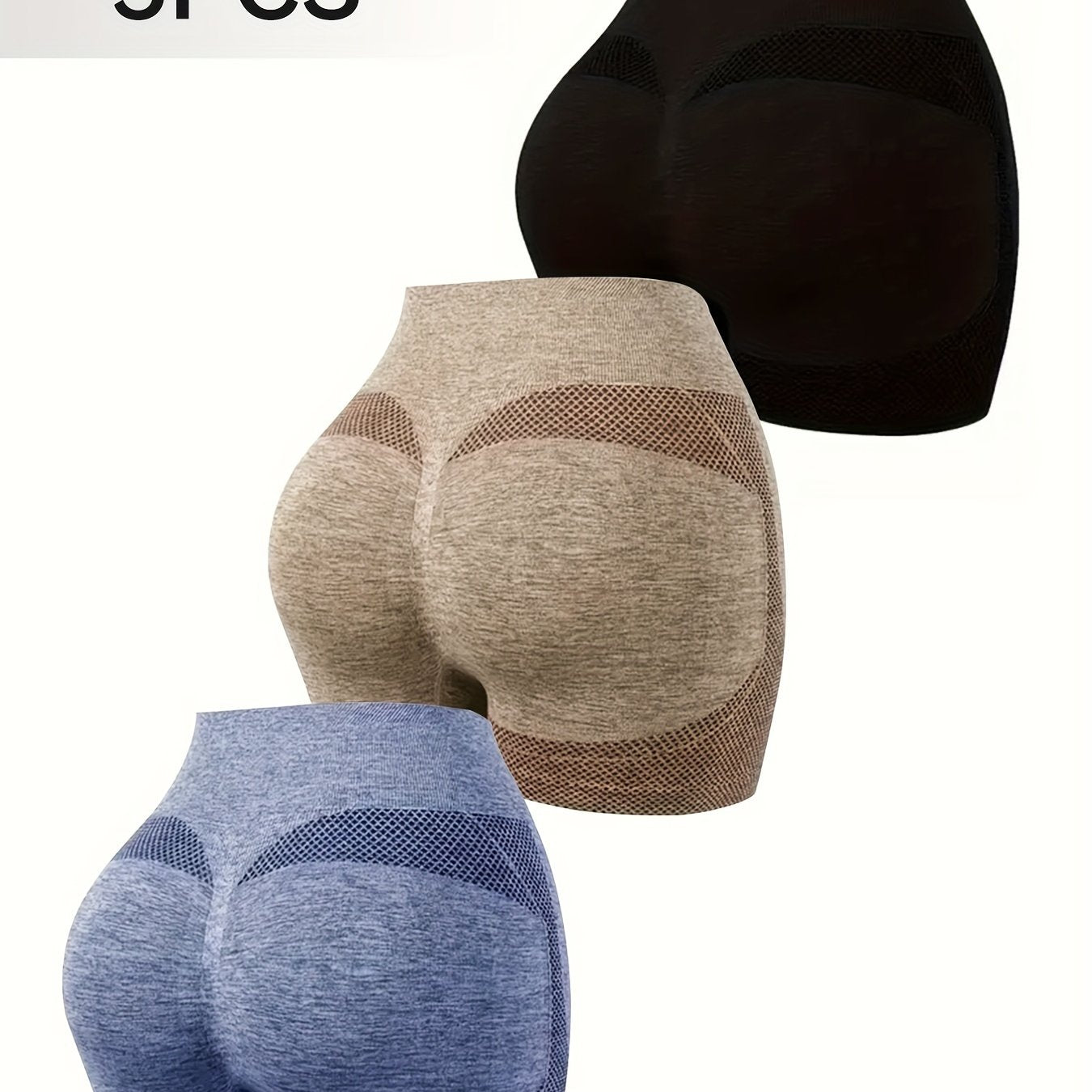 Women's High-Waisted Compression Leggings Set for Sports Fitness with Side Stripe and High Support