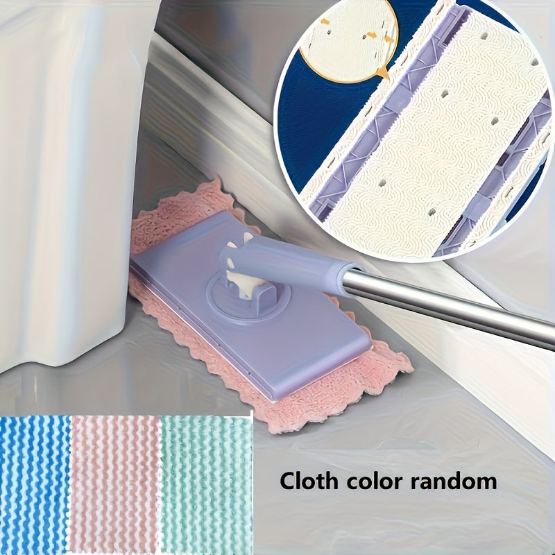 5-Piece Magic Mop and Cloth Set, Handheld Mini Plastic Mop for Cleaning