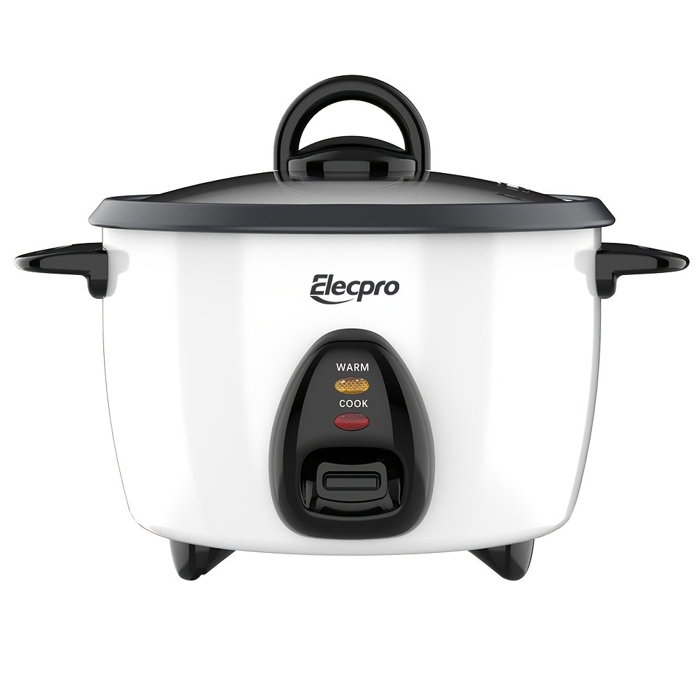 Mini arrocera con vaporera, olla antiadherente, mantiene la comida caliente para cereales, sopas y gachas