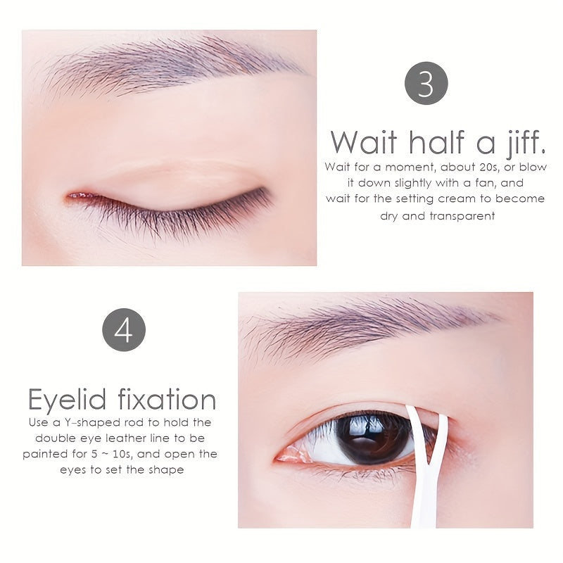 Hypoallergenic Double Eyelid Cream Waterproof Invisible Glue Adhesive Pen for Eye Enhancement