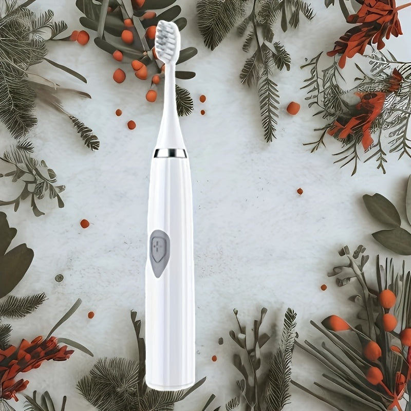 Electric Toothbrush for Sensitive Teeth with 3 Replacement Heads Deep Cleaning Whitening Gift for Adults