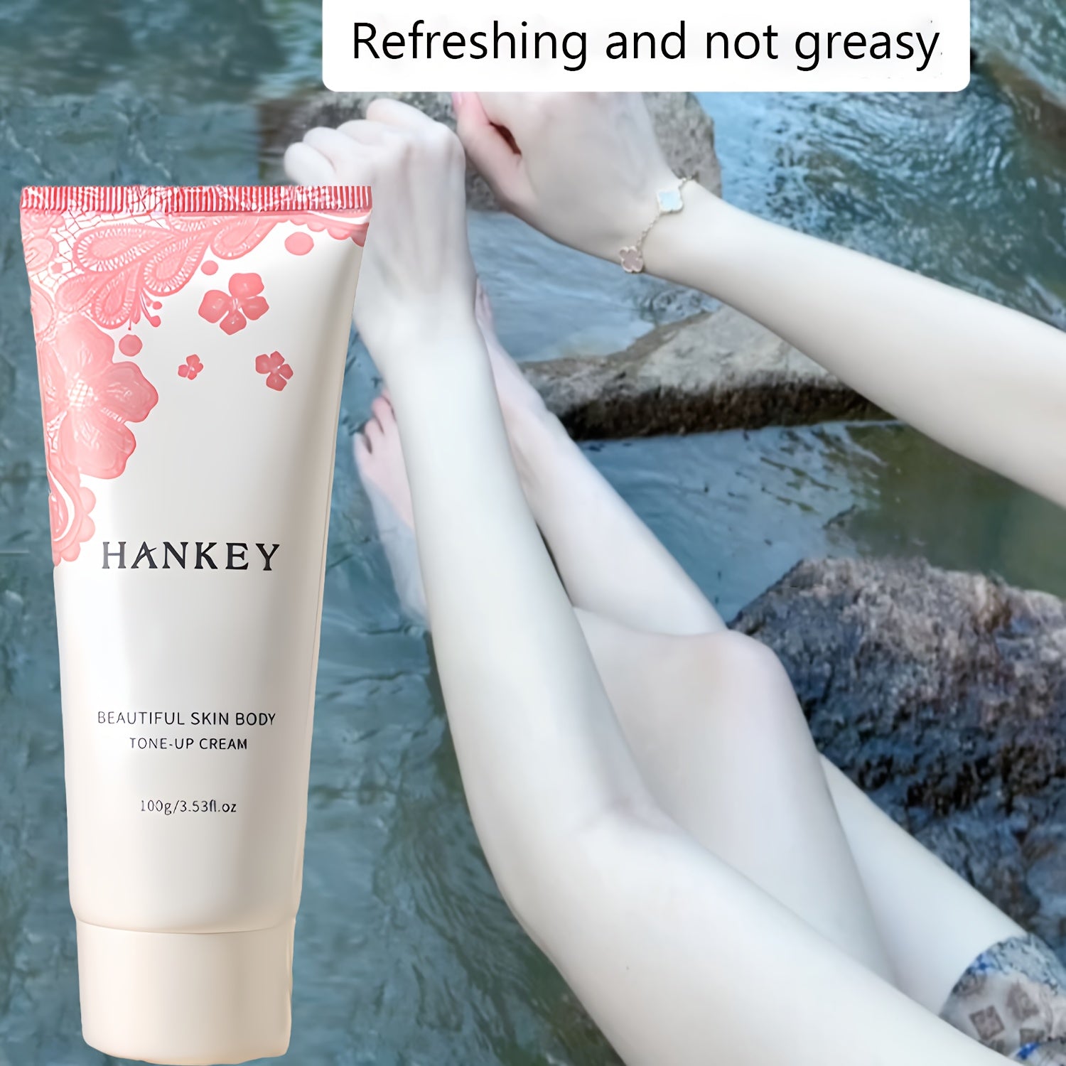 Unisex Body Cream 100g Hypoallergenic Moisturizing Brightening Glycerin Niacinamide Cherry Blossom Scent