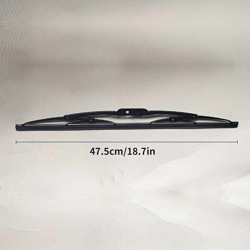 Черная металлическая щетка-стеклоочиститель с натуральной резиной для всех автомобилей с U-образным крюком