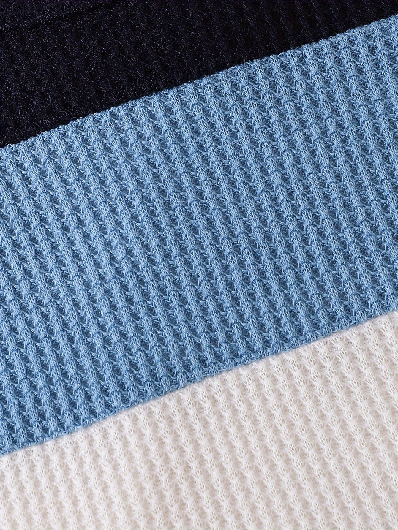 Kichkina qizlar uchun yozgi kundalik kiyimlar uchun Baby Waffle Top va Denim Shorts to'plami