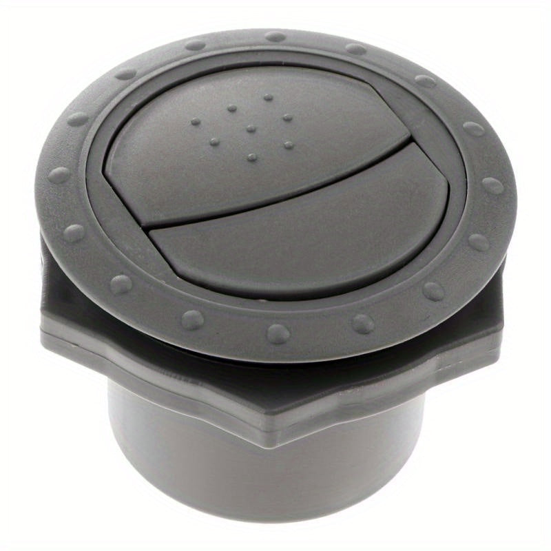 Grey ABS Round Air Vent for RV Trailer Yacht Roof 60mm Installation Hole