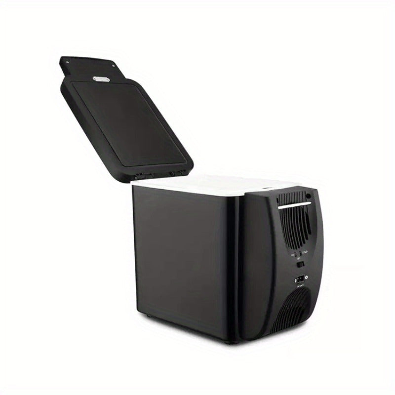 Mini Car Fridge 6L Semiconductor Cooling Compact for Road Trips Outdoor