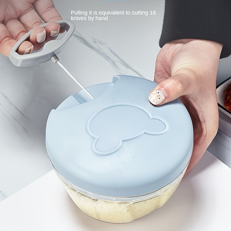 Multi-Function Vegetable Cutter with Garlic Masher Grinder and Fruit Crusher