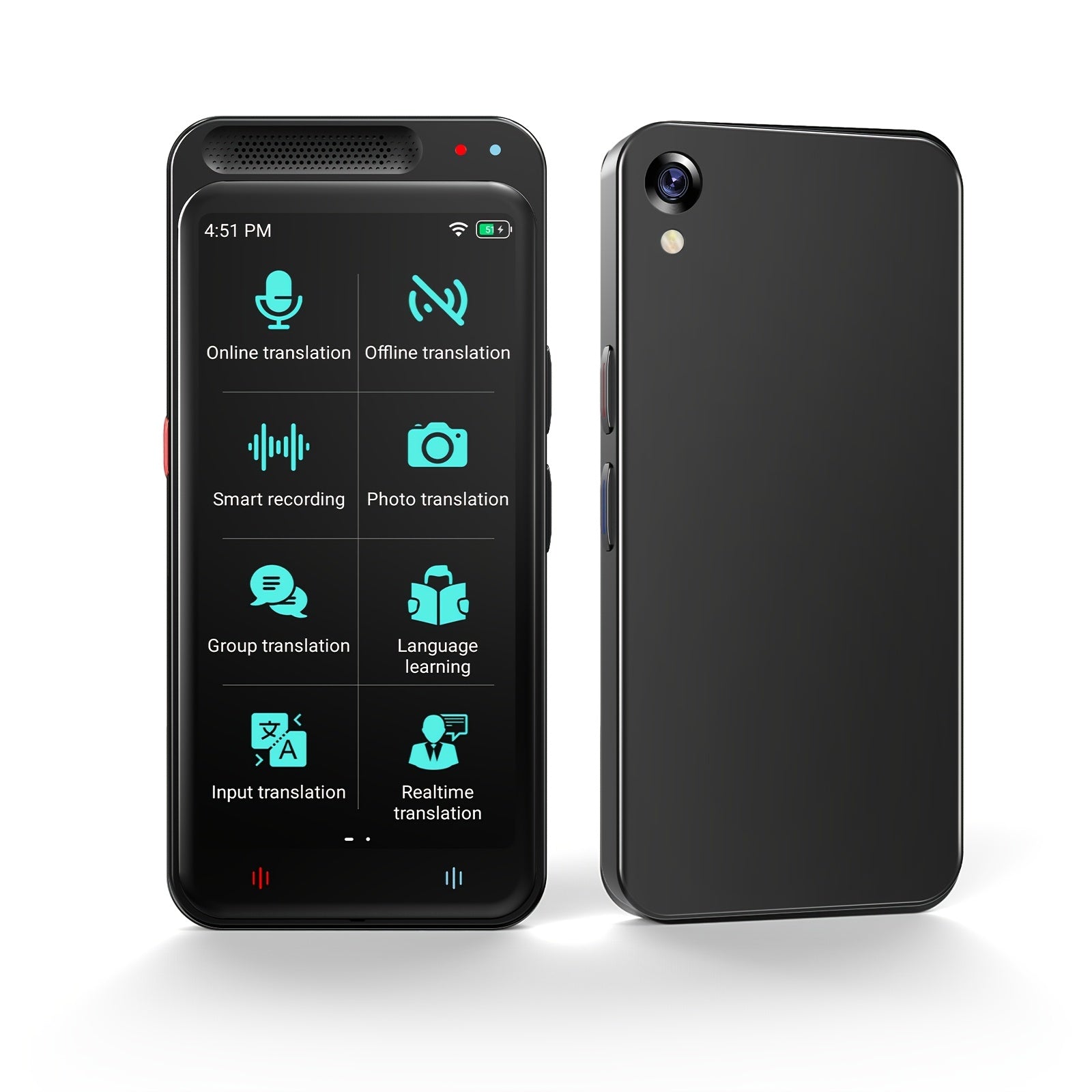 Smart Language Translator Device Voice Photo 138 Languages Offline WiFi Rechargeable