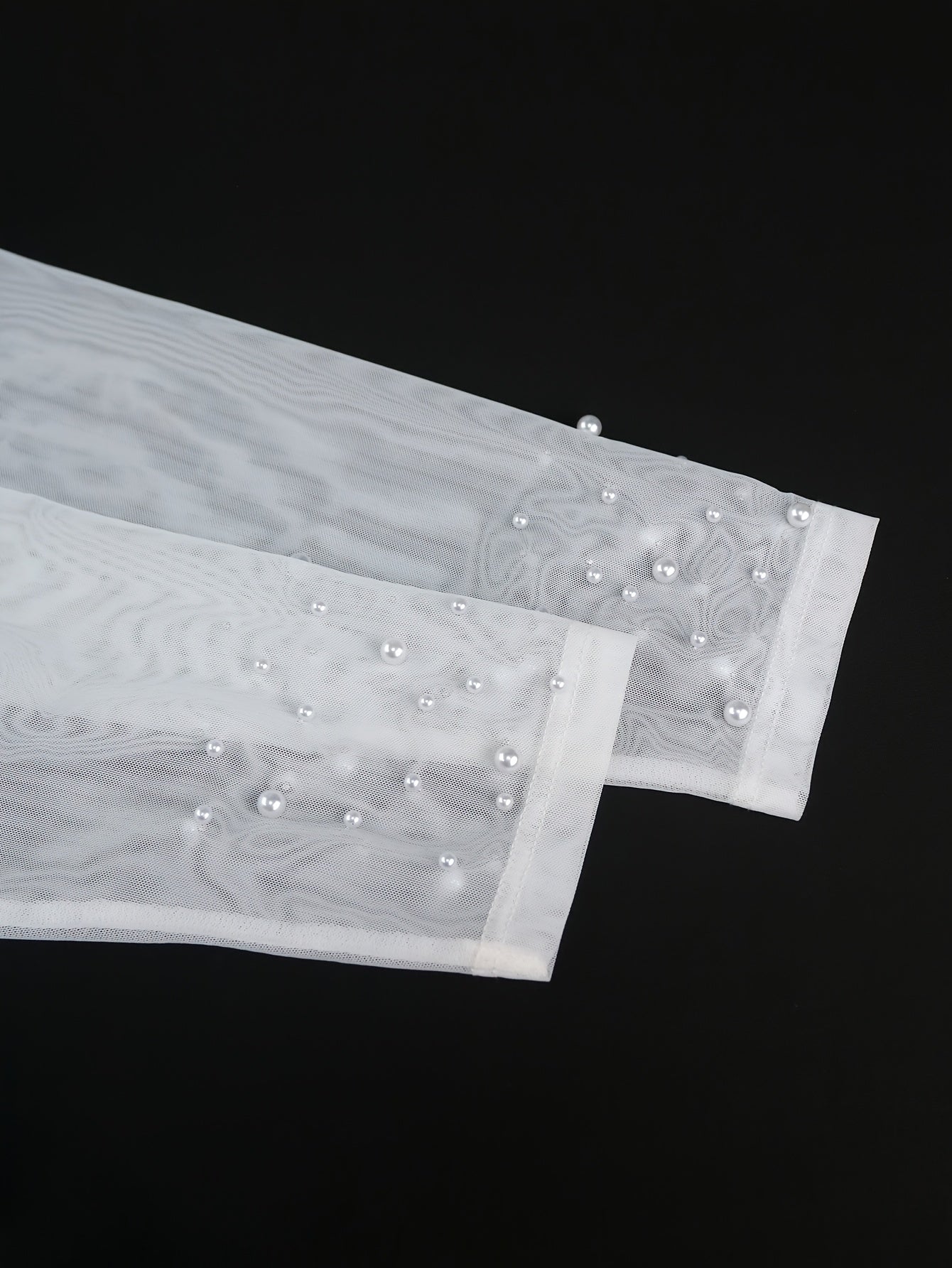 Women's Navy Blue Off-Shoulder Party Dress Slim Fit Beaded Ceremony