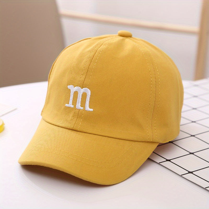 Children's Cotton Baseball Cap for Boys and Girls Adjustable Sun Protection All-Season