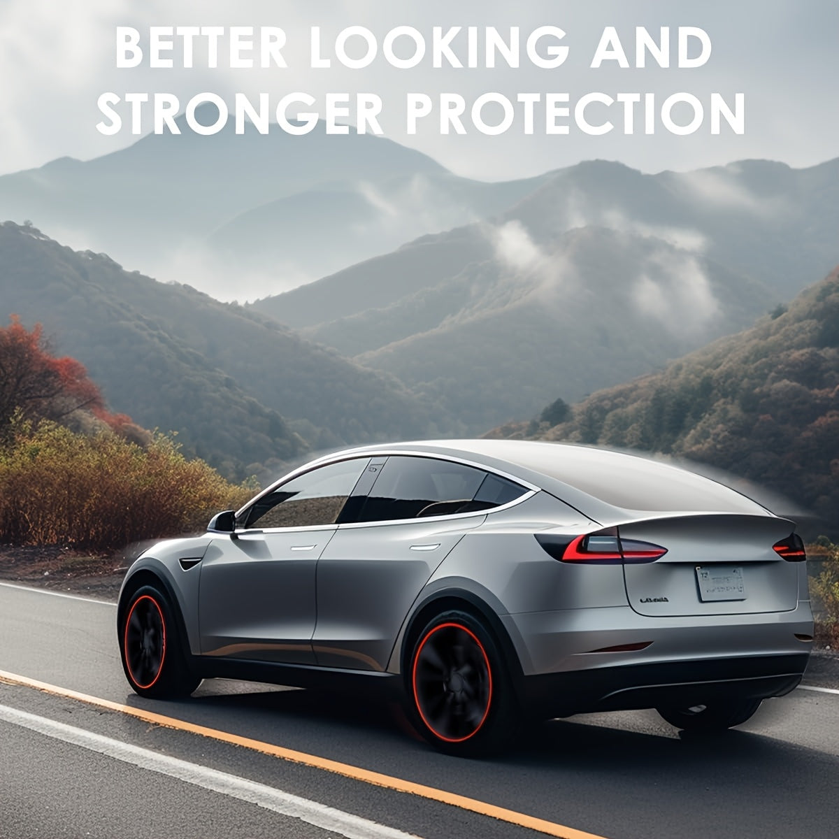 8M Car Wheel Rim Edge Protector Rubber Wheel Hub Rim Guard Scratch Prevention