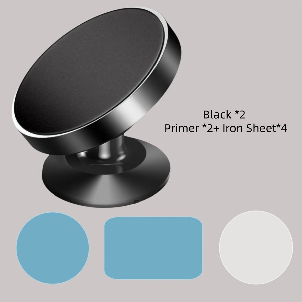 360° Rotation Car Phone Holder with Magnetic Suction Aluminum Alloy Waterproof