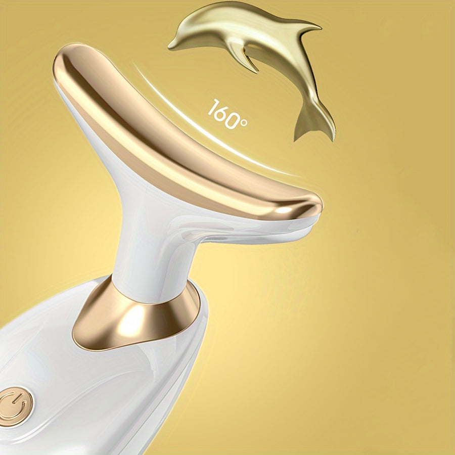 Nourplus Elektron Yuz Massajchisi: 2 AAA batareyadan quvvat oladigan portativ qo'lga olinadigan qurilma.