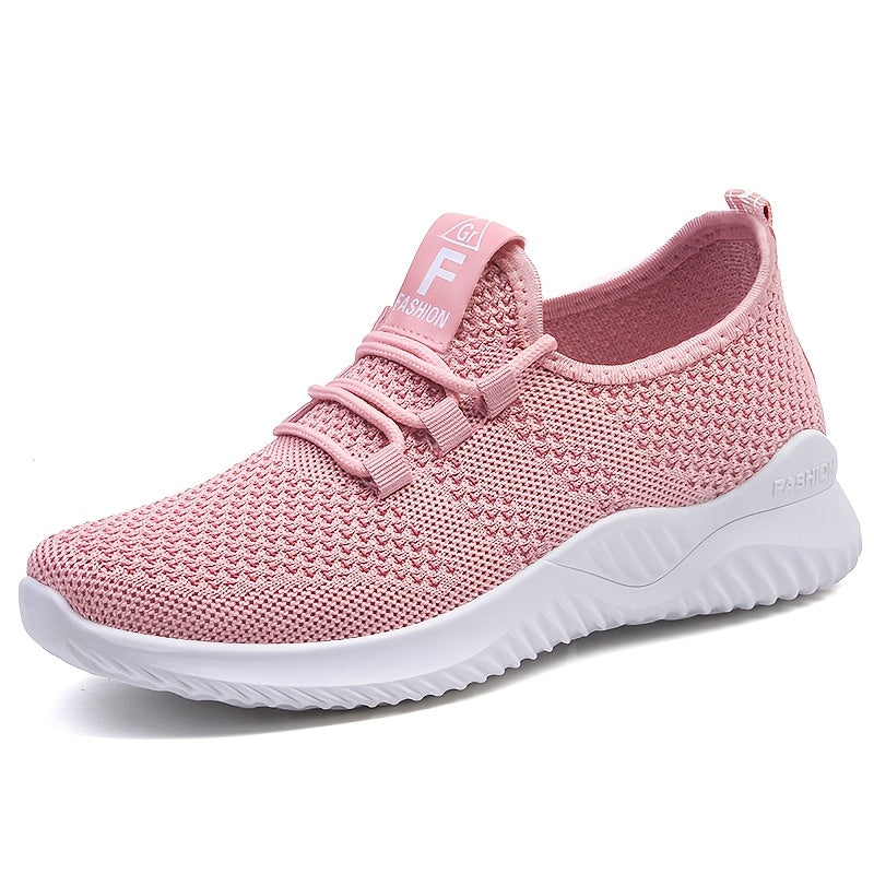 Ayollar uchun nafas oladigan kanvas pastki yuqori kundalik krossovkalar Pastel Pink