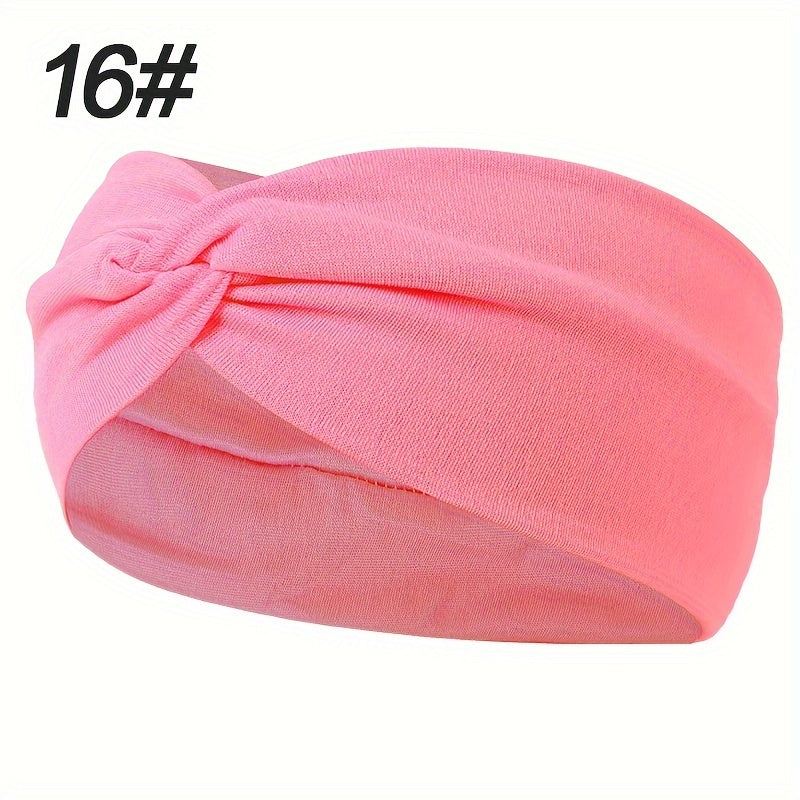 Ayollar uchun bir rangli burmalangan soch to'rva elastik terlash bantlari