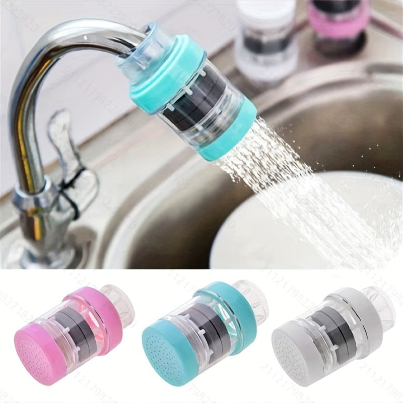 Kitchen Faucet Water Filter Set of 2 Pink Blue White for Home Use