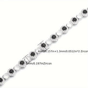 Moissanite Tennis Necklace 28 Carats D VVS1 Silver Feminine Birthstone