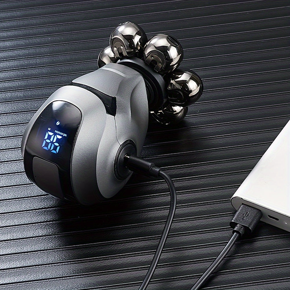 Kit de aseo recargable con recortadora de nariz y afeitadora eléctrica para hombre 7D