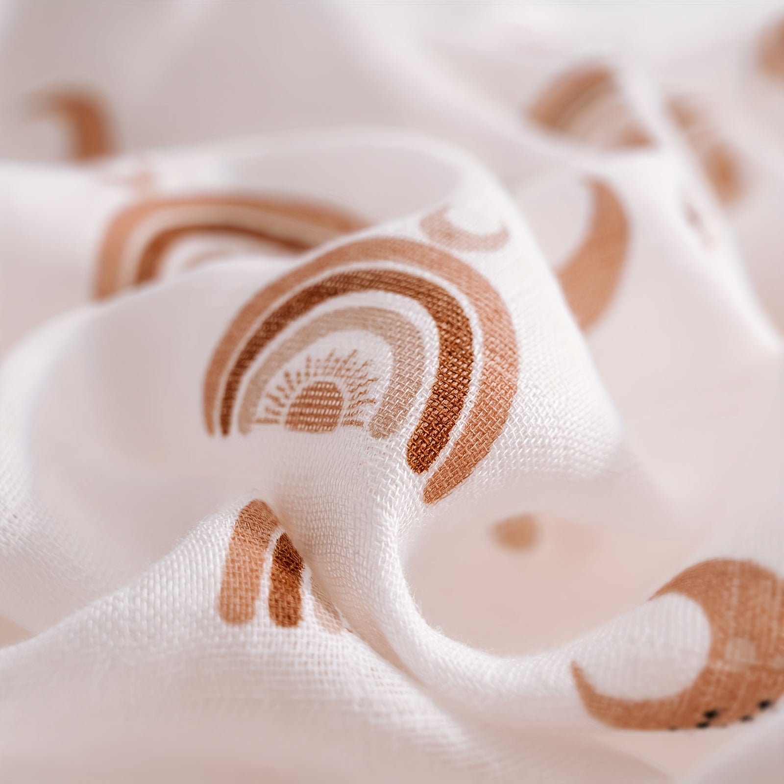 Baby Washcloths Set 6 Pieces Soft Bamboo Fiber for Children 69.85cm Square