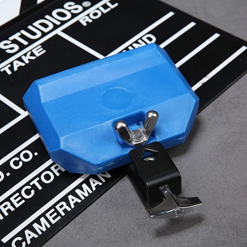 Red Blue Plastic Latin Percussion Jam Block for Musical Performance