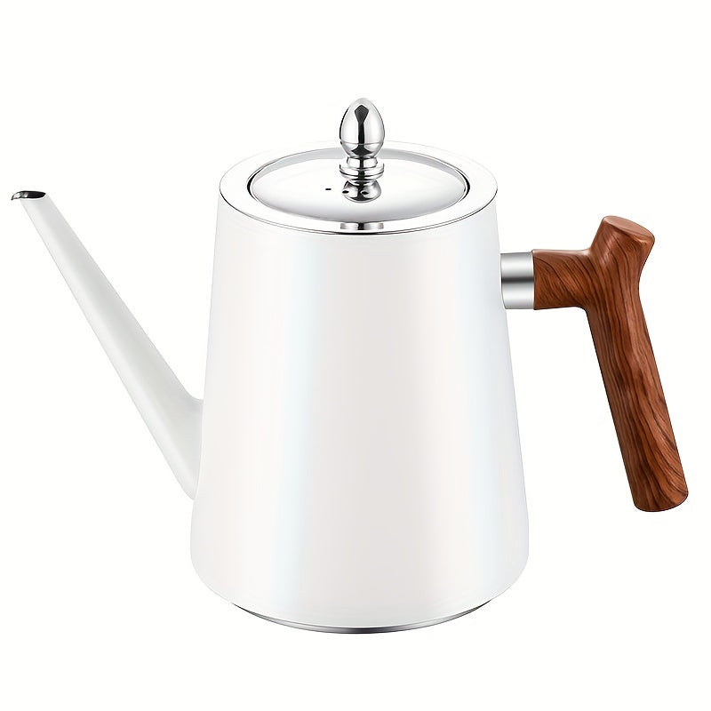 Stainless Steel Teapot Induction Compatible for Loose Leaf and Blooming Tea