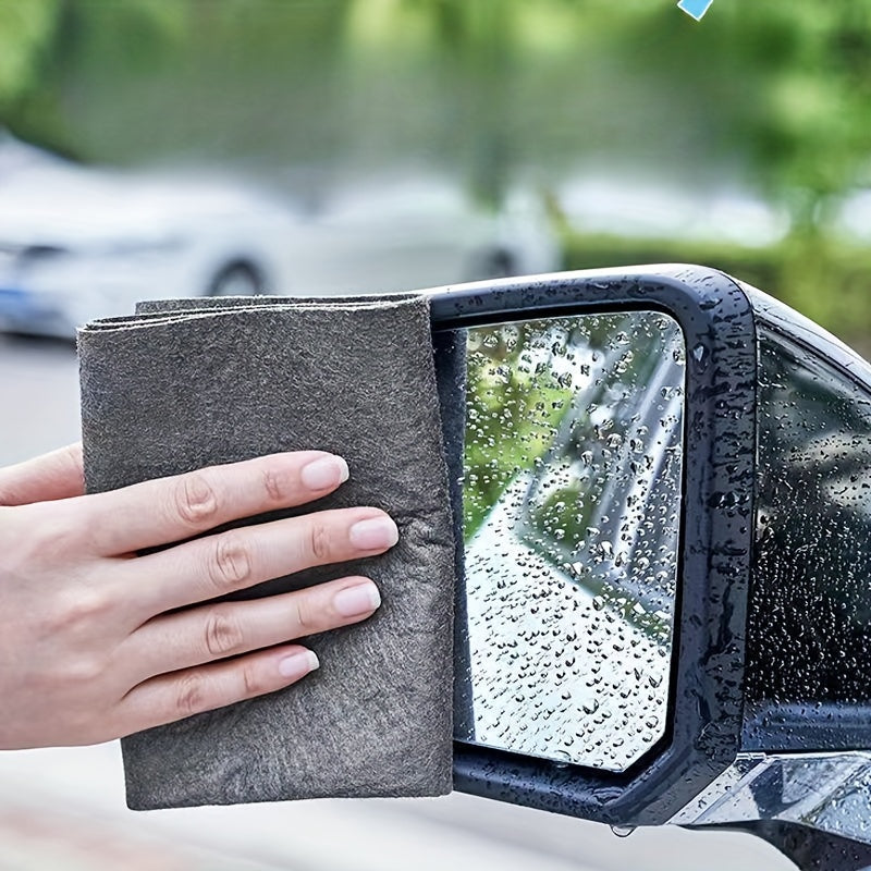 5 ta sehrli mato to'plami, chiroyli oynalarni tozalash uchun chiziksiz, suv ishlatmaydigan mato, oynalarni va nozik artefaktlarni parlatish uchun ideal, shisha yuzalar uchun kulrang sochiq