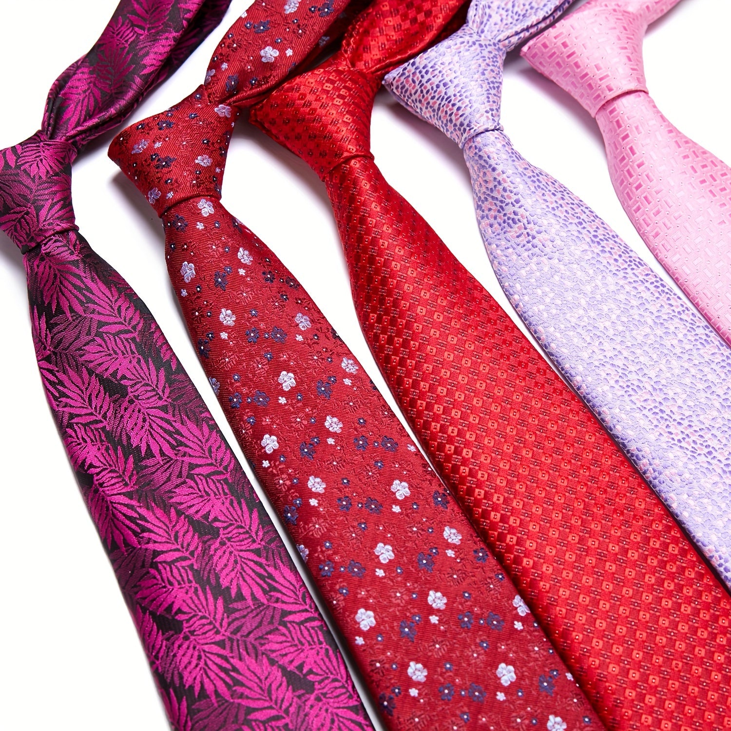 Men's Paisley Floral Necktie for Wedding and Office Wear