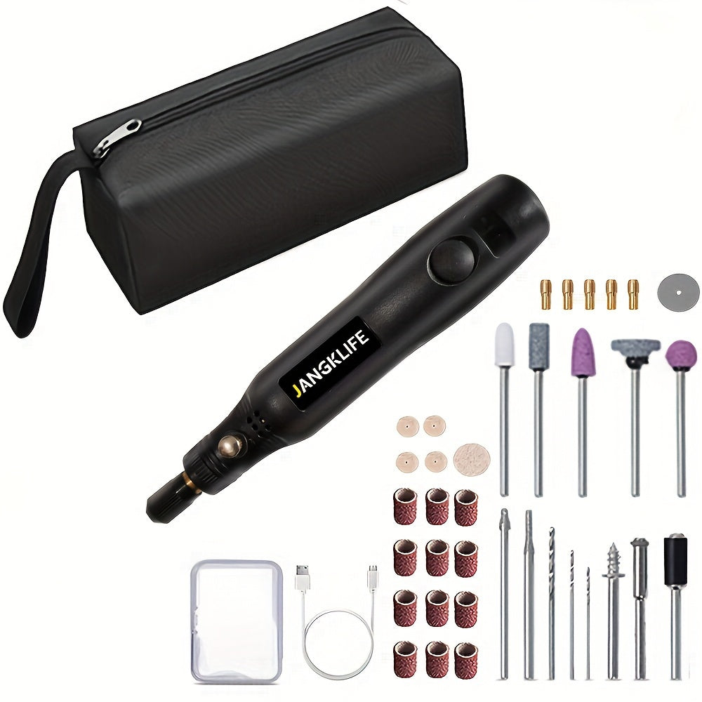 Herramienta rotatoria inalámbrica recargable para grabado, lijado y pulido con velocidad ajustable