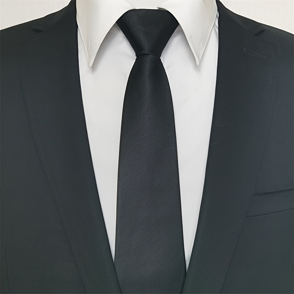 Men's Wedding Tie Zipper Design Business Formal Accessory