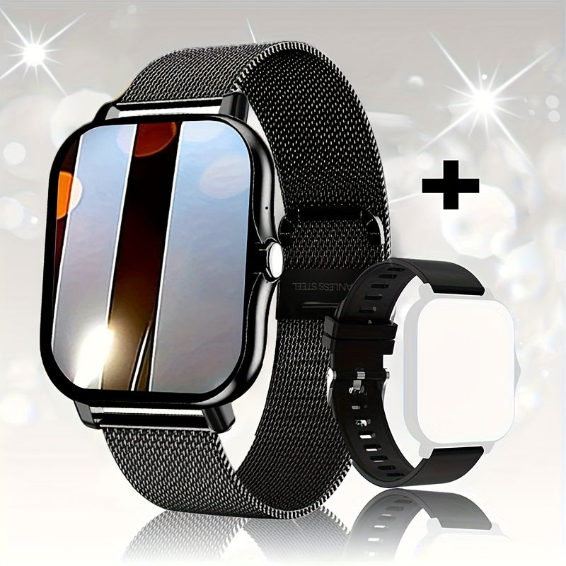 1.44-Inch Smartwatch with Wireless Calling Sports Modes Message Notifications Sedentary Reminders Compatible with Android and iPhone