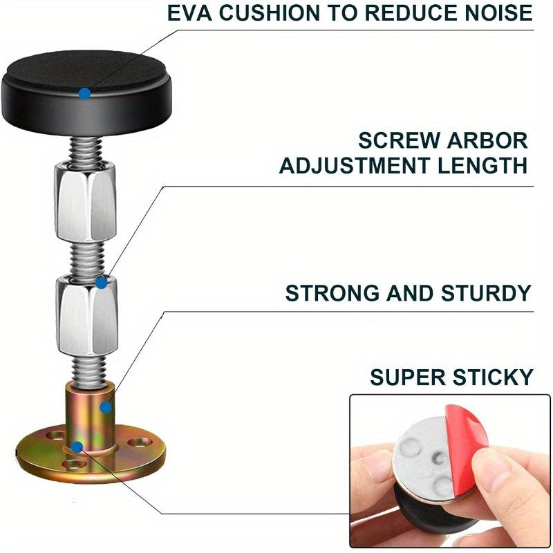 Регулируемый защитный бортик для кровати из железа для стен, диапазон 30-90 мм