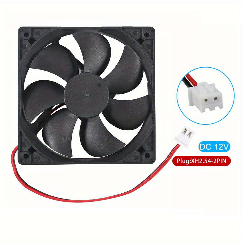120mm DC Cooling Fan for Laptops PCs and Computer Cases 92.3 CFM 37.2 dBA