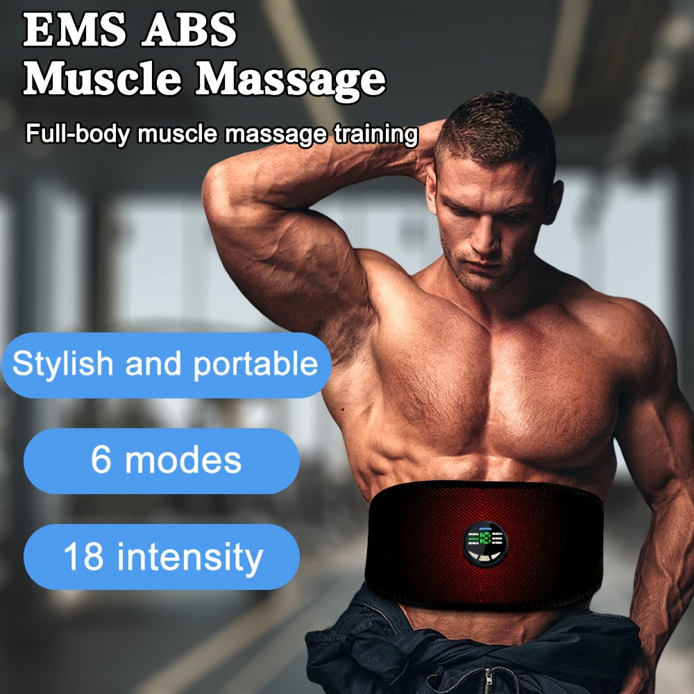 WOFLEND EMS TENS Massager va Qorin Mushaklarini O'rgatuvchi - bu 6 rejim va 18 intensivlikka ega bo'lgan portativ, zaryadlanadigan butun tanani mashq qilish kamaridir. Erkaklar va ayollar uchun uy sport zalida foydalanish uchun mos.