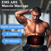 WOFLEND EMS TENS Massager va Qorin Mushaklarini O'rgatuvchi - bu 6 rejim va 18 intensivlikka ega bo'lgan portativ, zaryadlanadigan butun tanani mashq qilish kamaridir. Erkaklar va ayollar uchun uy sport zalida foydalanish uchun mos.