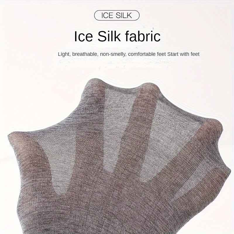 Men's Summer Thin Mid-Tube Socks Breathable Odor-Resistant Polyester Business Wear