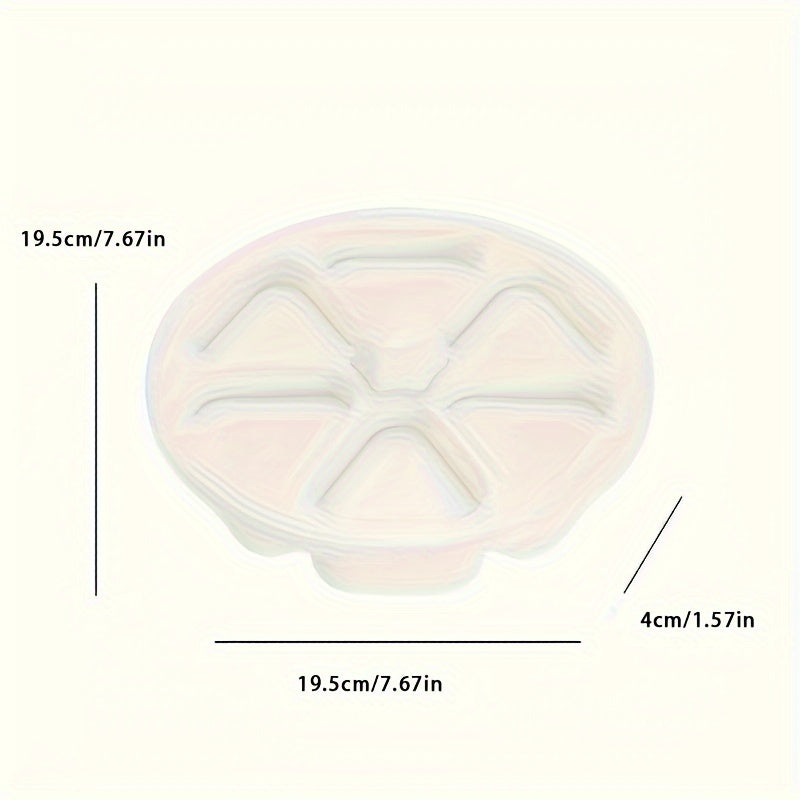 Plastic Sushi Mold with 6 Cavities for Rice Balls Bento Pressing Kitchen Supplies