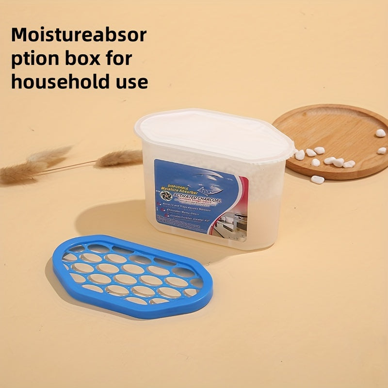 Activated Charcoal Moisture Absorber for Wardrobes Fragrance-Free Odor Eliminator