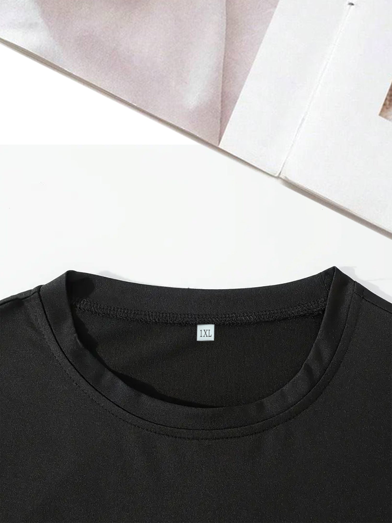 Women's Plus Size T-Shirt Dress Short Sleeve Abstract Face Black White Geometric