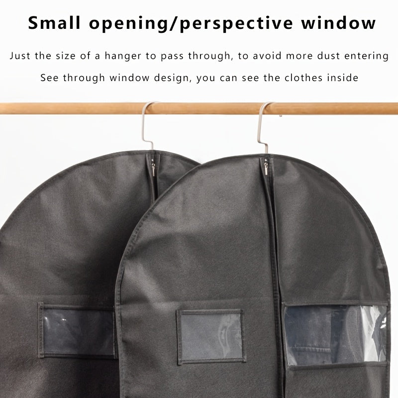 Lightweight Transparent Garment Bag for Travel and Storage with Zipper Closure