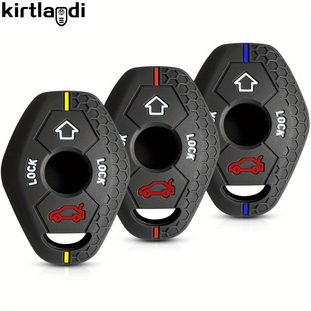 Silicone Car Key Fob Cover Durable Universal Key Case for Various Models