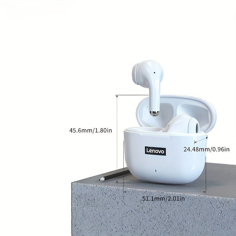 Wireless Earphones with Volume Control Condenser Microphone Rechargeable Battery Type-C Charging