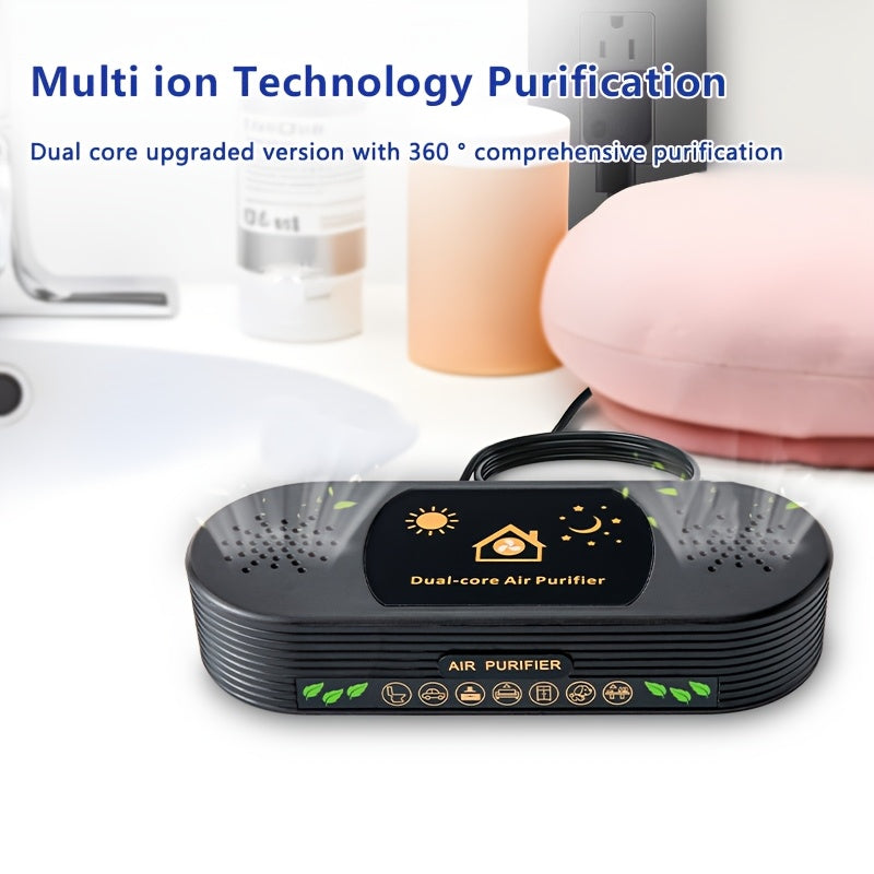 Universal Dual-Core USB Toilet Air Purifier Odor Elimination Quiet