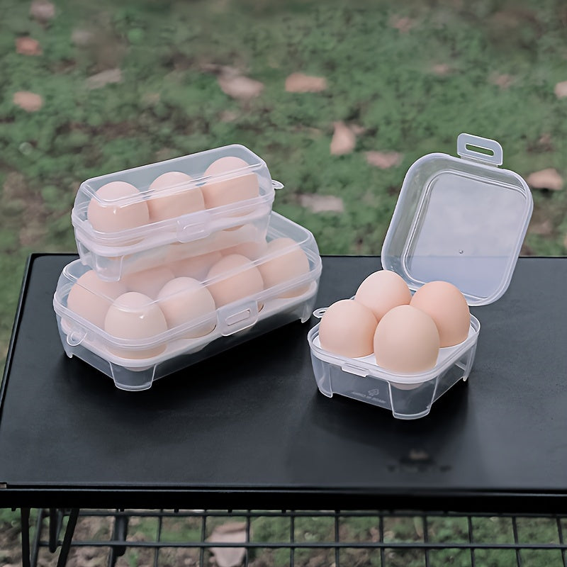 Egg Storage Container 1/3/4/8 Eggs Leakproof Plastic Travel Camping