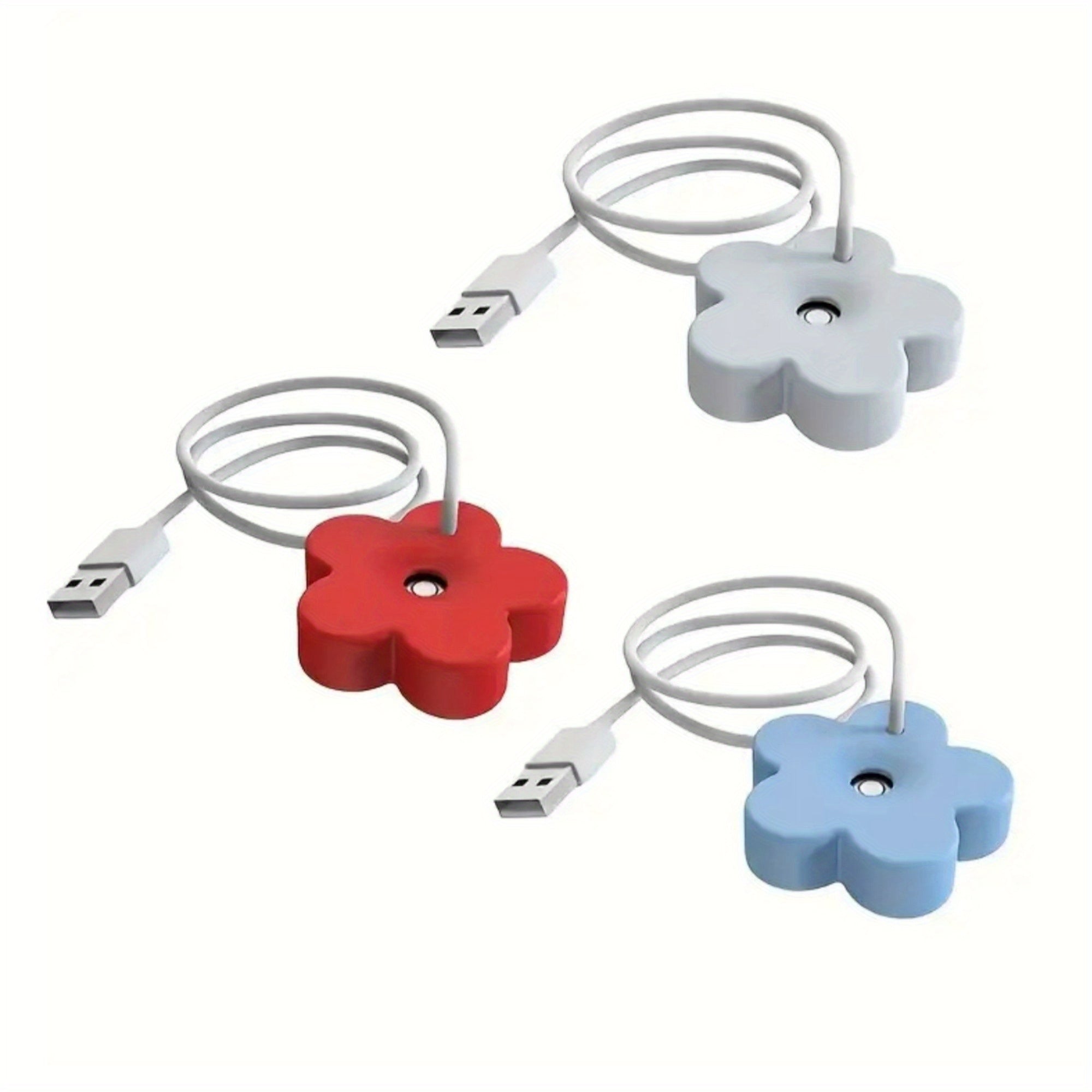 Mini Portable Travel Humidifier 3pcs USB Desktop for Office Bedroom