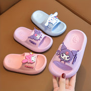 Children's Indoor Slippers Girls Non-slip EVA Cartoon Animal Pattern for Kids Under 14